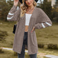 Dropped Shoulder Hooded Blouse