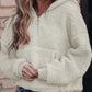 Sherpa Long Sleeve Hoodie with Kangaroo Pocket