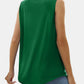 Ruched Square Neck Tank