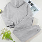 Dropped Shoulder Long Sleeve Hoodie and Pants Active Set