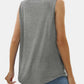 Ruched Square Neck Tank