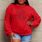 Simply Love Full Size HELLO FALL Graphic Sweatshirt