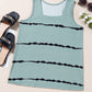 Striped Square Neck Tank