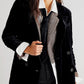 Lapel Collar Long Sleeve Blazer with Pockets