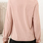 Ivy Lane Frill Round Neck Flounce Sleeve Blouse