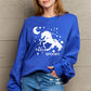 Simply Love Full Size Graphic Drop Shoulder Sweatshirt