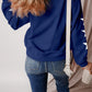 GAME DAY Star Round Neck Long Sleeve Sweatshirt