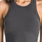 Racerback Cropped Sports Tank