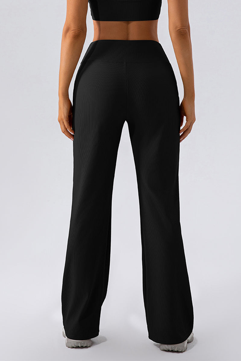 High Waist Straight Active Pants