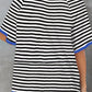 Striped Round Neck Half Sleeve T-Shirt