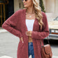 Open Front Long Sleeve Cardigan