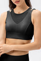 Cutout Wide Strap Active Tank Black