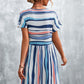 Striped Round Neck Dress