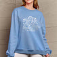 Simply Love Full Size 2024 Round Neck Dropped Shoulder Sweatshirt