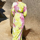 Tie Dye Wrap Maxi Dress