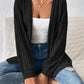 Open Front Long Sleeve Cardigan