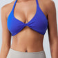 Twisted Halter Neck Active Bra