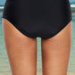 Plus Size Lace Detail Low Waist Swim Brief