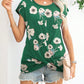 Printed Round Neck Short Sleeve T-Shirt