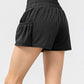 Elastic Waist Pocketed Active Shorts