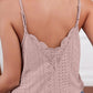 Eyelet Lace Detail V-Neck Cami