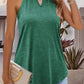 Tied Cutout Grecian Neck Tank