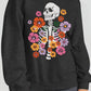 Simply Love Simply Love Full Size Flower Skeleton Graphic Sweatshirt