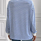 Ivy Lane Striped Round Neck Long Sleeve Sweatshirt