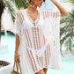 Side Slit Dolman Sleeve Cover-Up