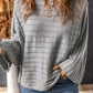 Round Neck Long Sleeve Knit Top