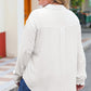 Plus Size Button Up Long Sleeve Shirt