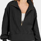 Half Zip Up Collared Sweatshirts