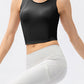 Round Neck Wide Strap Active Tank