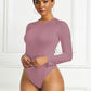 Round Neck Long Sleeve Bodysuit