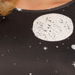 Plus Size Moon & Star Print Round Neck Dress