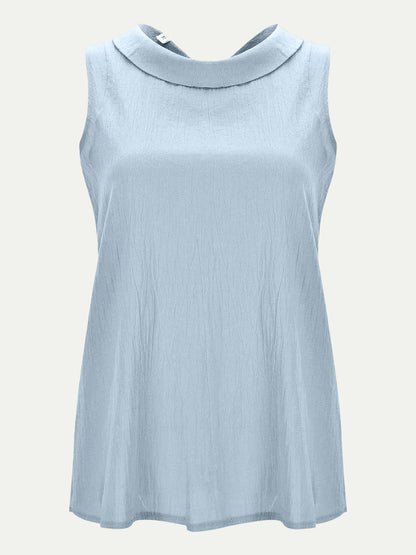 Full Size Round Neck Sleeveless Top