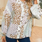 Printed Button Up Long Sleeve Shirt