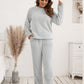 Teddy Long Sleeve Top and Pants Lounge Set