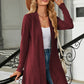 Open Front Long Sleeve Cardigan