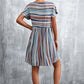 Striped Round Neck Dress