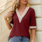 V-Neck Half Sleeve T-Shirt