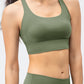 Crisscross Square Neck Active Tank