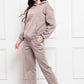 Drop Shoulder Long Sleeve Hoodie and Pants Set