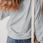 Ghost Round Neck Long Sleeve Sweatshirt