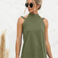 Cutout Mock Neck Tank