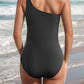 One Shoulder Sleeveless One-Piece Swimwear