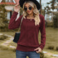 Square Neck Long Sleeve Blouse