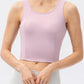 Round Neck Wide Strap Active Tank