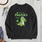 IT'S ST. PATRICK'S DAY Graphic Round Neck Sweatshirt