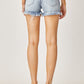 RISEN High Waist Distressed Denim Shorts